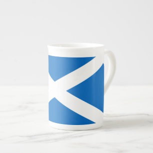 Scottish Cross Scotland Colours Bone China Mug