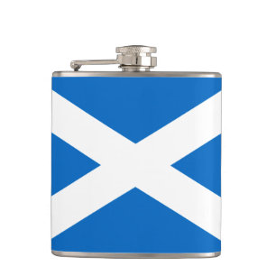 Scottish Cross Scotland Colours Hip Flask