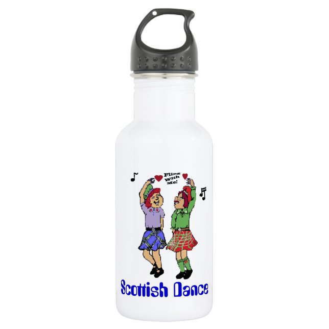 Scottish Dance 532 Ml Water Bottle (Front)