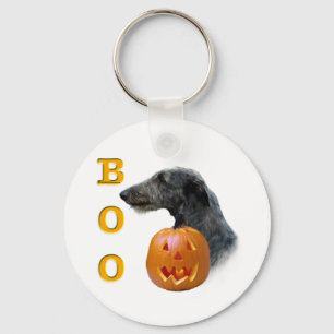 Scottish Deerhound Boo Key Ring