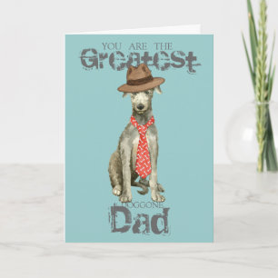 Scottish Deerhound Dad Card