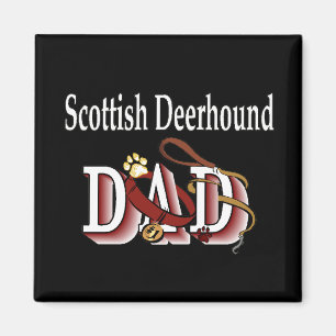 scottish deerhound dad Magnet