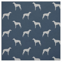 Scottish Deerhound Dog Silhouettes Patterned