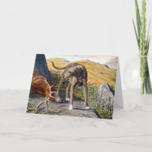 Scottish Deerhound Notecard