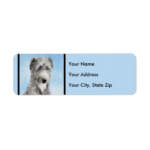 Scottish Deerhound Painting - Cute Original Dog Ar