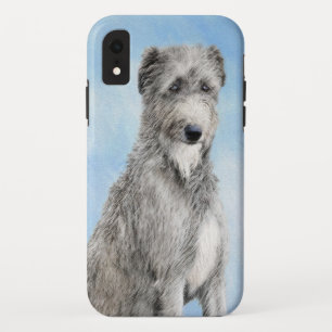 Scottish Deerhound Painting - Cute Original Dog Ar Case-Mate iPhone Case