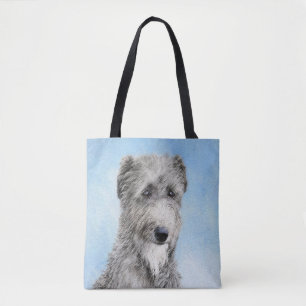 Scottish Deerhound Painting - Cute Original Dog Ar Tote Bag