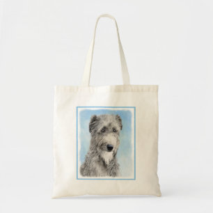 Scottish Deerhound Painting - Cute Original Dog Ar Tote Bag