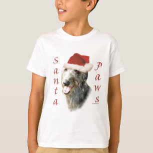 Scottish Deerhound Santa Paws T-Shirt