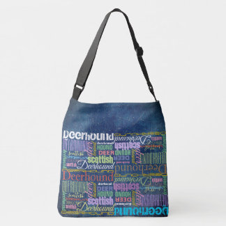 Scottish deerhound "Typo" Crossbody Bag