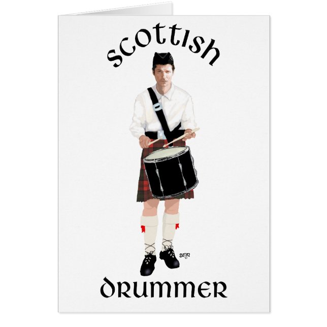Scottish Drummer - Red Kilt (Front)