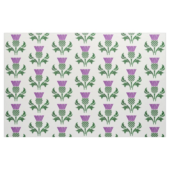 Scottish emblem thistle fabric (Fat Quarter)