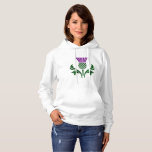 Scottish emblem thistle hoodie