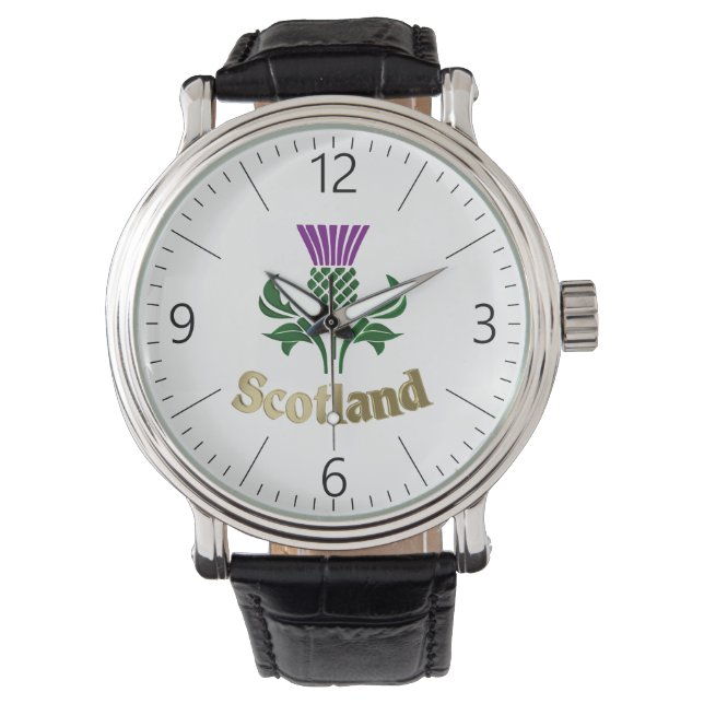 Scottish emblem thistle watch (Front)