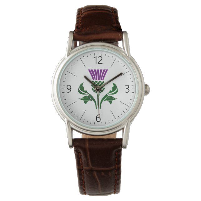 Scottish emblem thistle watch (Front)