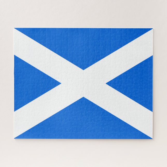 Scottish Flag 16x20 520pc jpcnt Jigsaw Puzzle (Horizontal)