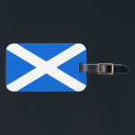 Scottish Flag bc lt arc1 Luggage Tag<br><div class="desc">Scottish Flag Business Card Slot luggage tag

Design © Trinkets and Things 2017 - AHP Design. All Rights Reserved.</div>