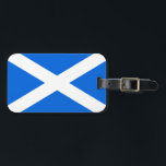 Scottish Flag bc ltcnt Luggage Tag<br><div class="desc">Scottish Flag Business Card Slot luggage tag

Design © Trinkets and Things 2017 - AHP Design. All Rights Reserved.</div>