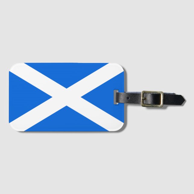 Scottish Flag bc ltcnt Luggage Tag (Front Horizontal)