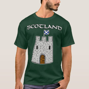 Scottish Flag Castle Scotland St Andrews Day T-Shirt