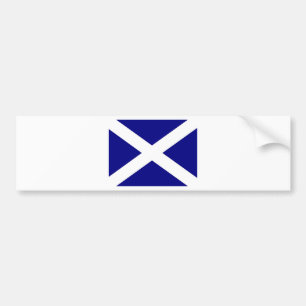 Scottish Flag clothing Bumper Sticker