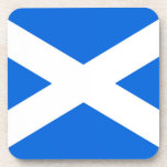 Scottish flag coastercnt coaster<br><div class="desc">Scottish flag Plastic Coaster with Cork

Design © Trinkets and Things 2017 - AHP Design. All Rights Reserved.</div>