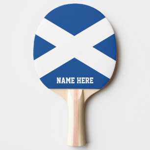Scottish flag custom table tennis ping pong paddle