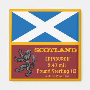 Scottish flag, Edinburgh & Scotland, travel /sport Magnet