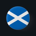 Scottish Flag, Flag of Scotland 3 Cm Round Badge<br><div class="desc">Scottish Flag,  Flag of Scotland button/badge by World Flags United.</div>