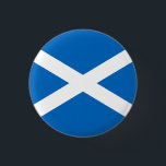 Scottish Flag, Flag of Scotland 3 Cm Round Badge<br><div class="desc">Scottish Flag,  Flag of Scotland button/badge by World Flags United.</div>