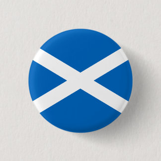 Scottish Flag, Flag of Scotland 3 Cm Round Badge