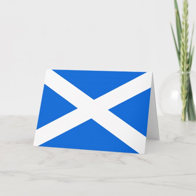Scottish Flag gccnt Card (Front)