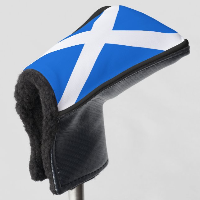 Scottish Flag Golf Putter Cover arc (3/4 Front)