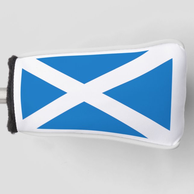 Scottish Flag Golf Putter Head Cover (Front)