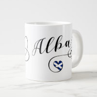 Scottish Flag in Heart, Alba, Scots Gaelic