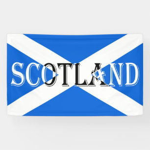 Scottish Flag inverted letters bnrcn Banner