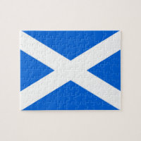 Scottish Flag Jigsaw Puzzle arc1