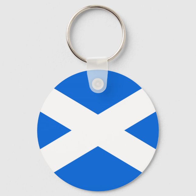 Scottish Flag kccn Key Ring (Front)
