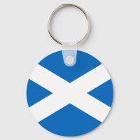 Scottish Flag Key Chain
