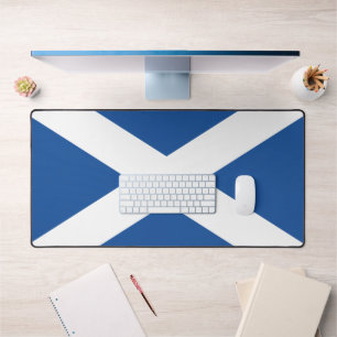 Scottish flag of Scotland custom desk mat