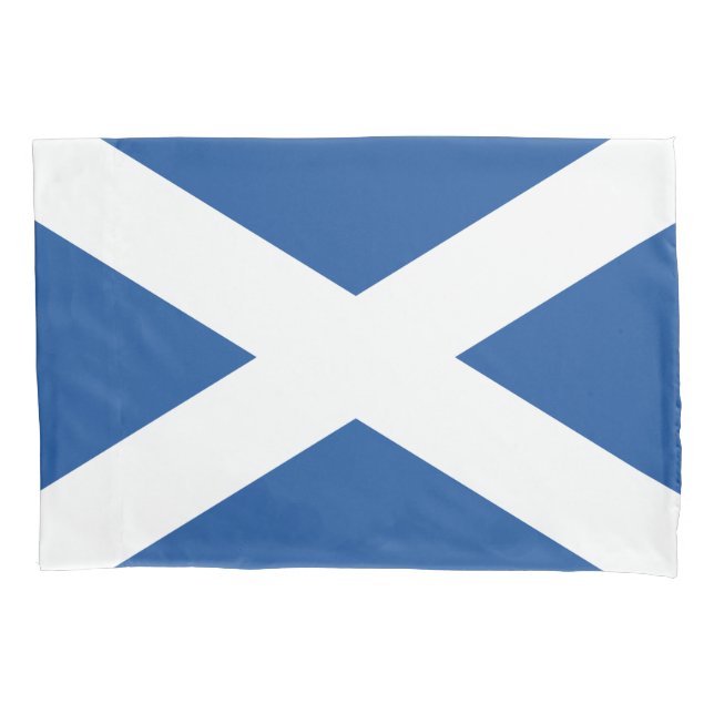 Scottish flag of Scotland flag pillowcase (Front)