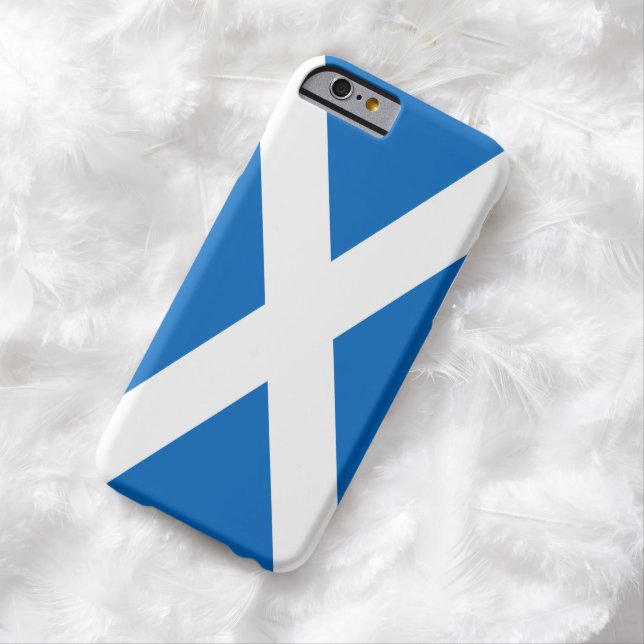 Scottish Flag of Scotland Saint Andrew’s Cross Case-Mate iPhone Case (In Situ)