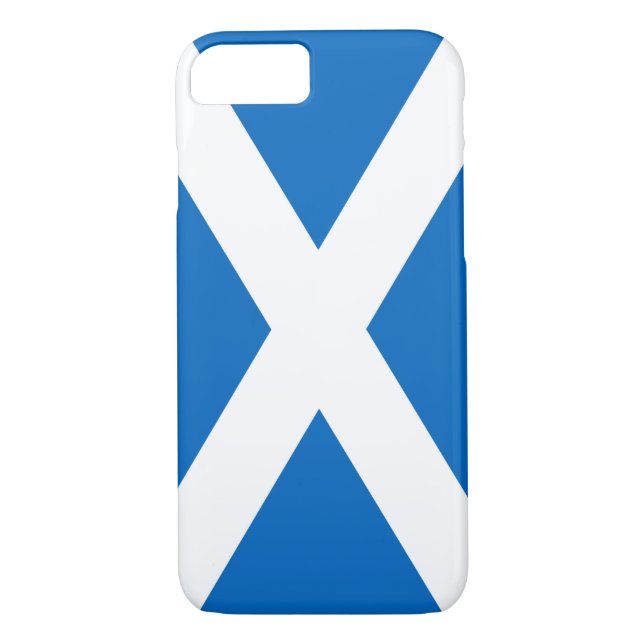 Scottish Flag of Scotland Saint Andrew’s Cross Case-Mate iPhone Case (Back)