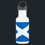 Scottish Flag of Scotland Saint Andrew’s Cross Sal 532 Ml Water Bottle<br><div class="desc">Scottish Flag of Scotland Saint Andrew’s Cross Saltire: The national flag of Scotland. The cross or saltire shape is based on the x-shaped cross on which the Christian apostle and patron saint of Scotland, Saint Adrew, was crucified. The blue cross design is also now a key component on the Union...</div>