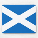 Scottish Flag of Scotland Saint Andrew’s Cross Sal Mouse Pad<br><div class="desc">Scottish Flag of Scotland Saint Andrew’s Cross Saltire: The national flag of Scotland. The cross or saltire shape is based on the x-shaped cross on which the Christian apostle and patron saint of Scotland, Saint Adrew, was crucified. The blue cross design is also now a key component on the Union...</div>