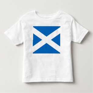 Scottish Flag of Scotland Saint Andrew’s Cross Toddler T-Shirt