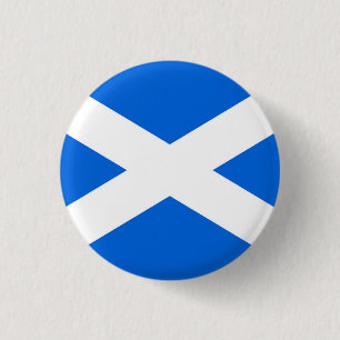 Scottish Flag pbcnt 3 Cm Round Badge