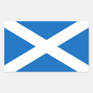 Scottish Flag Rectangular Sticker