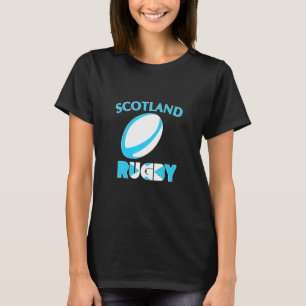 Scottish Flag Rugby Pride T T-Shirt
