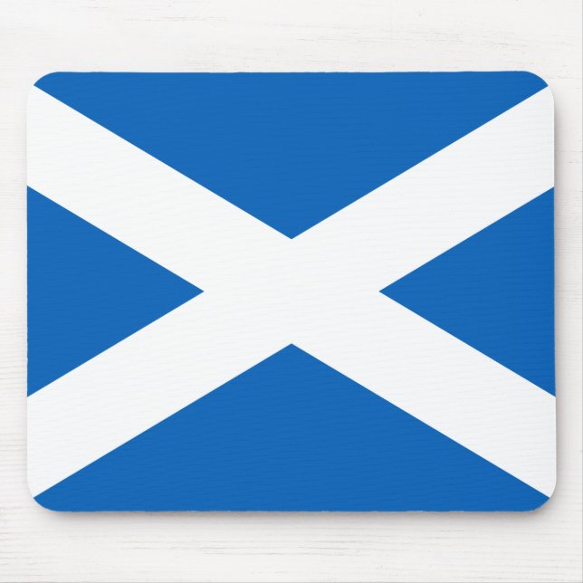 Scottish Flag (Saltire) (Scotland Flag) Mouse Pad (Front)